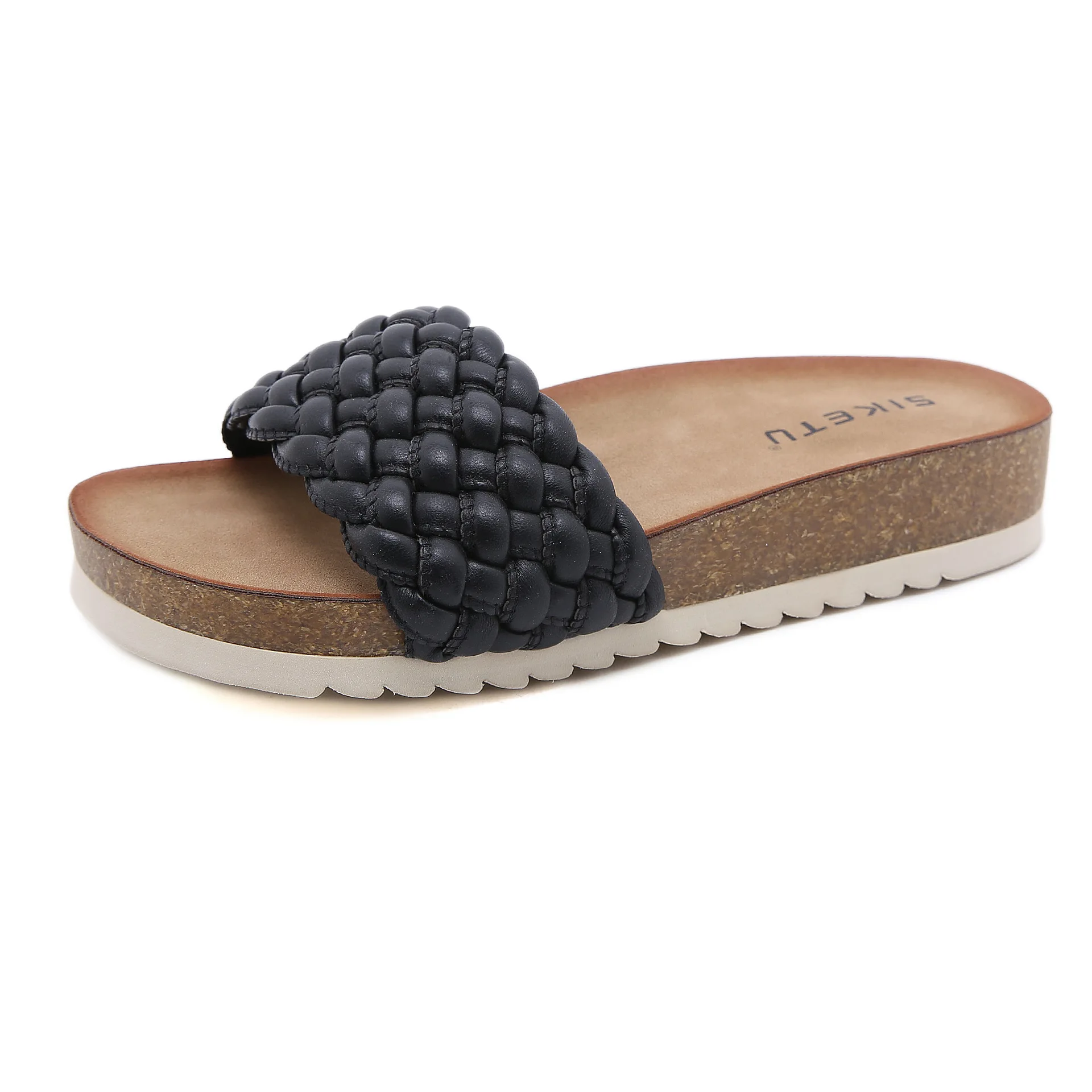 Home Slippers Women's Slides Low Shoes Pantofle Shale Female Beach Massage Soft Flat 2021 Sabot Fabric Rome Hoof Heels PU Basic 
Home Slippers Women's Slides Low Shoes Pantofle Shale Female Beach Massage Soft Flat 2021 Sabot Fabric Rome Hoof Heels PU Basic