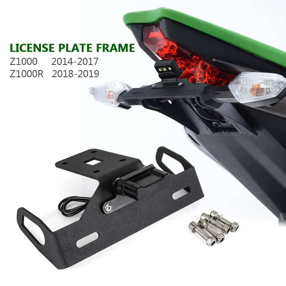 Motorcycle License Plate Holder Frame Fender mount Bracket LED Light For KAWASAKI Z1000 2014 2015 2016 2017 Z1000R 2018 2019
Motorcycle License Plate Holder Frame Fender mount Bracket LED Light For KAWASAKI Z1000 2014 2015 2016 2017 Z1000R 2018 2019