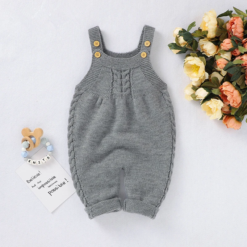 Autumn Winter Baby knit Romper Newborn Baby jumpsuit Outfit Solid Knitted clothes Jumpsuit Boy Girl Infant Clothing Sleeveless
Autumn Winter Baby knit Romper Newborn Baby jumpsuit Outfit Solid Knitted clothes Jumpsuit Boy Girl Infant Clothing Sleeveless