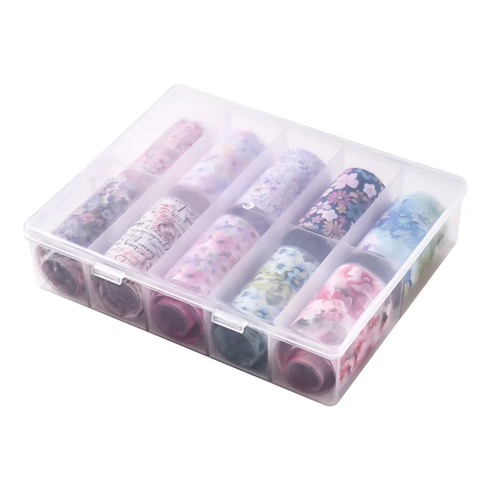 10 pieces / set star nail foil color flash rainbow effect nail art transfer stickers DIY Tips Box
10 pieces / set star nail foil color flash rainbow effect nail art transfer stickers DIY Tips Box