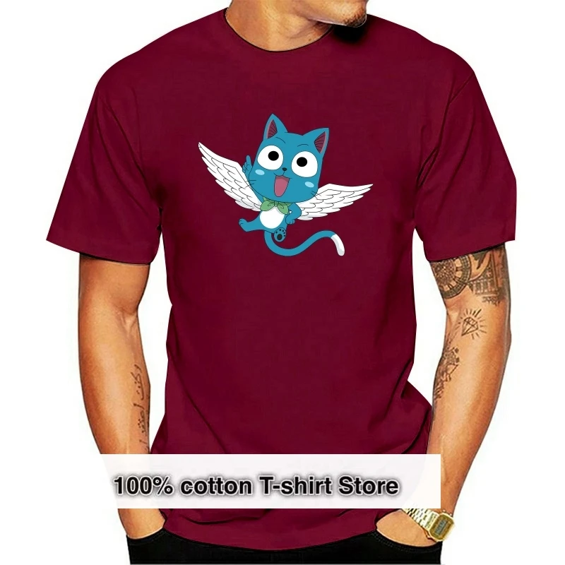 Happy Fairy Tail Cat Boys T Shirts Summer Funny Printed Casual T-shirt Men Short Sleeve Fashion Boys Tops
Happy Fairy Tail Cat Boys T Shirts Summer Funny Printed Casual T-shirt Men Short Sleeve Fashion Boys Tops