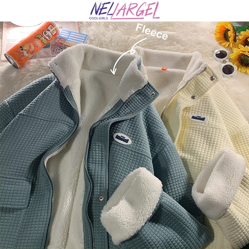 NELLARGEL женские зимние однотонные куртки с большими карманами 2022 Женские винтажные парки в Корейском стиле пальто для девушек модная свободн...
NELLARGEL женские зимние однотонные куртки с большими карманами 2022 Женские винтажные парки в Корейском стиле пальто для девушек модная свободн...