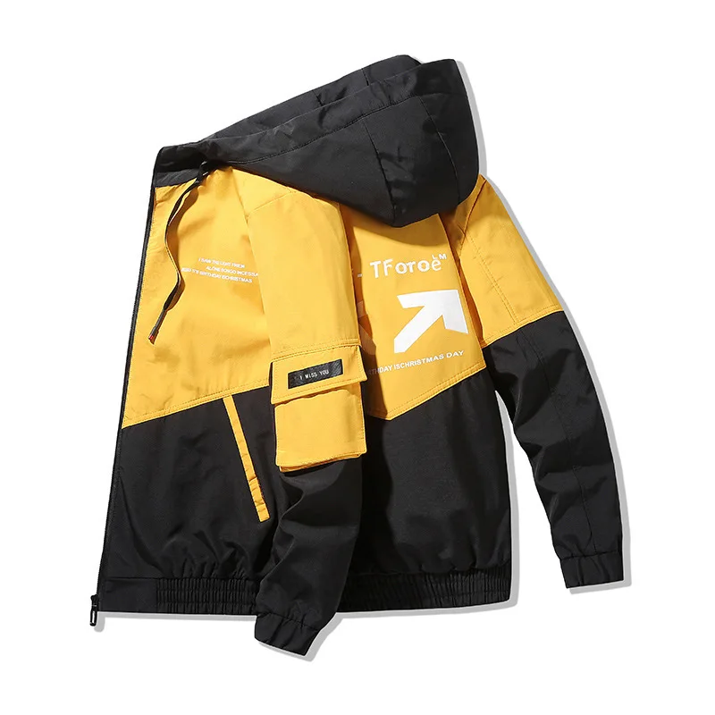 2021 Spring and Autumn Clothes Men Jacket Size 3XL Outwear Hooded Wadded Coat Slim Parka Men's Hooded Fashion Printed Jacket
2021 Spring and Autumn Clothes Men Jacket Size 3XL Outwear Hooded Wadded Coat Slim Parka Men's Hooded Fashion Printed Jacket