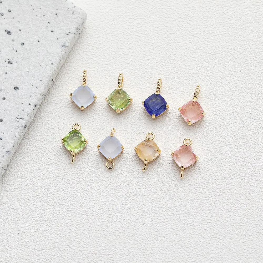 4PCS 9*15mm 14k Gold Plated Zircon Pendant Necklace Charms for Jewelry Making Bracelet DIY Hand Made Brass Accessories
4PCS 9*15mm 14k Gold Plated Zircon Pendant Necklace Charms for Jewelry Making Bracelet DIY Hand Made Brass Accessories