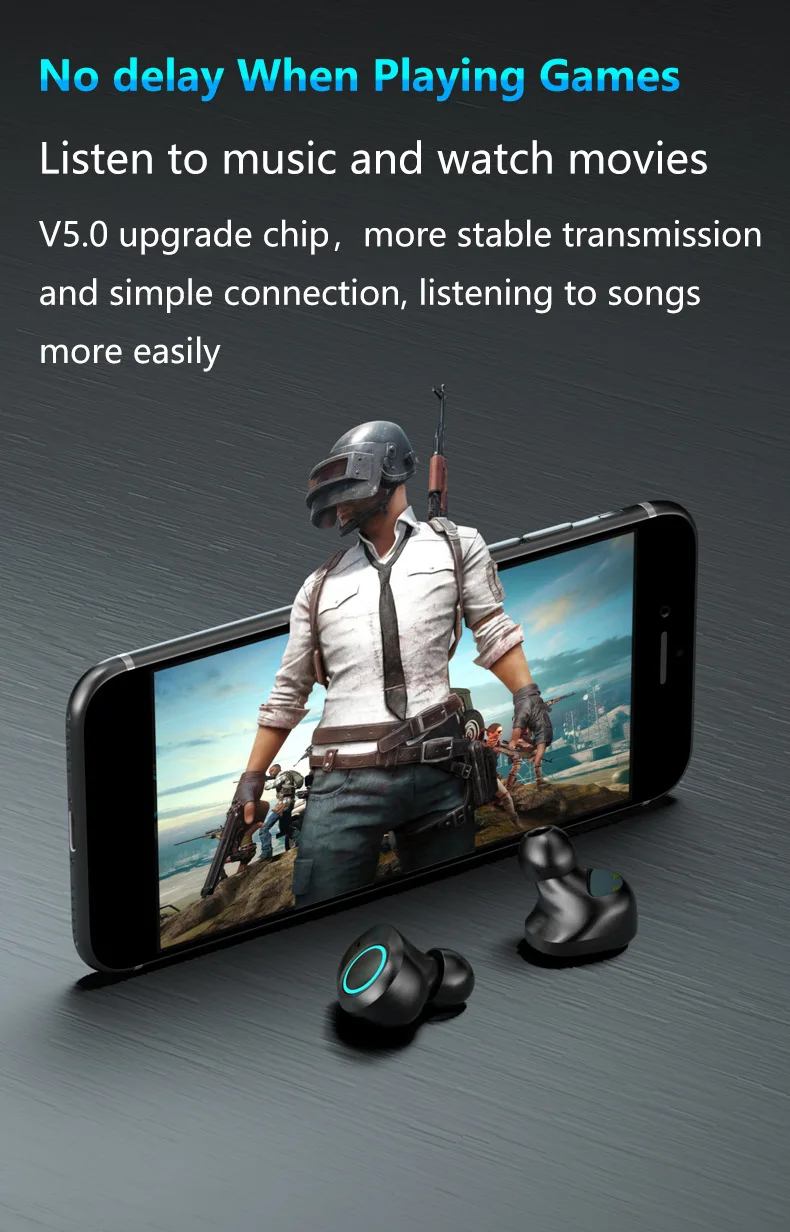 Wireless Bluetooth Headphone Sport Run 5.0 Mini Stealth Earphone is suitable for Apple Huawei Xiaomi Android Extra Long Standby
Wireless Bluetooth Headphone Sport Run 5.0 Mini Stealth Earphone is suitable for Apple Huawei Xiaomi Android Extra Long Standby