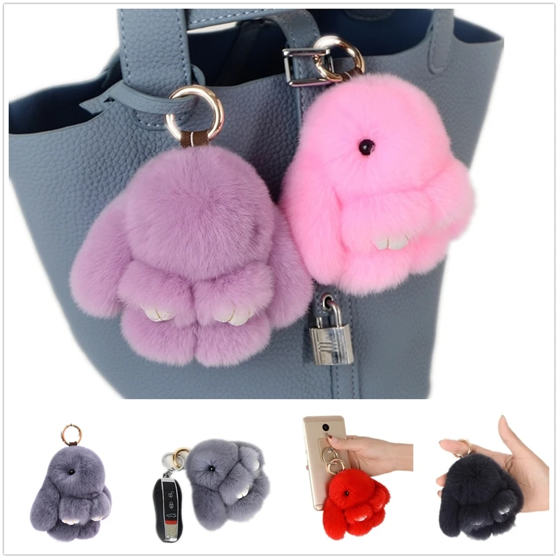 Mini Rabbit Keychain Rabbit Fur Pompom Key Chains Women Bags Decorative Pendant Car Keys Accessories Baby Plush Toys
Mini Rabbit Keychain Rabbit Fur Pompom Key Chains Women Bags Decorative Pendant Car Keys Accessories Baby Plush Toys