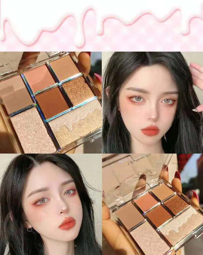 Палетка теней для век, 7 цветов, тени для век, натуральные тени для век TSLM2 
Палетка теней для век, 7 цветов, тени для век, натуральные тени для век TSLM2