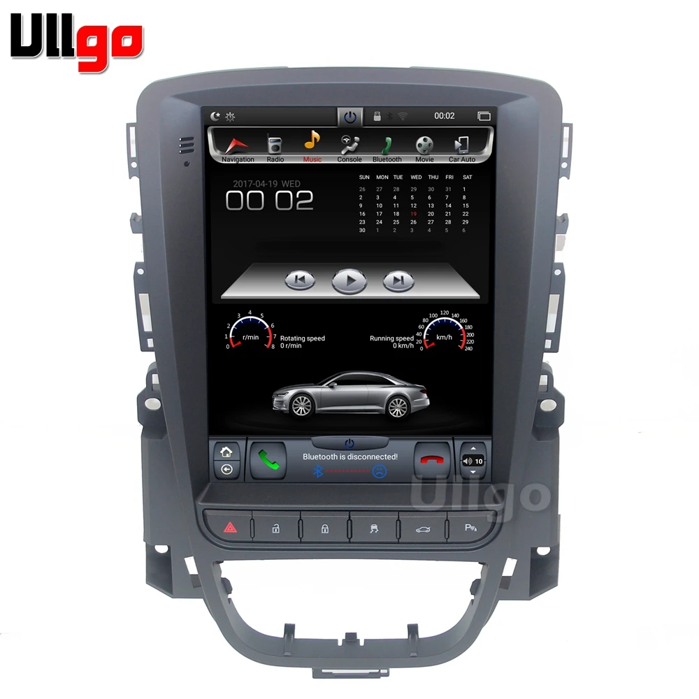 Автомобильный DVD плеер Tesla style Android 8 1 GPS для Opel Astra J Авторадио Navi с радио RDS BT Wi Fi Mirror