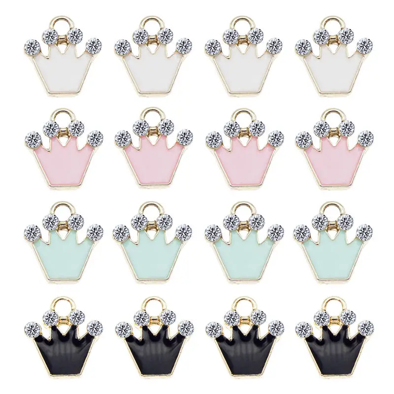 8 шт., маленькие эмалированные подвески в виде короны Julie Wang, черная, синяя, розовая, белая корона с искусственными элементами, аксессуары для ...
8 шт., маленькие эмалированные подвески в виде короны Julie Wang, черная, синяя, розовая, белая корона с искусственными элементами, аксессуары для ...