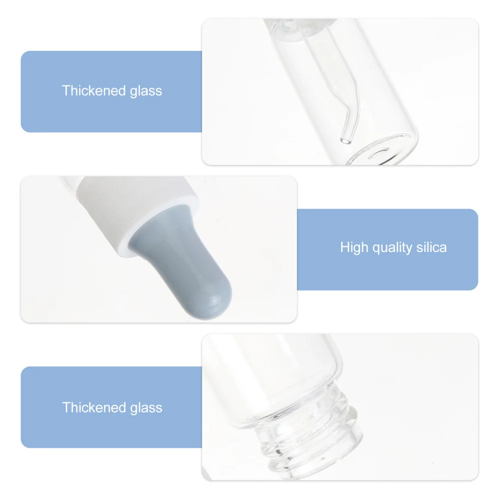 5pcs Essential Oil Glass Bottles Refillable Dropper Sub Bottles Glass Bottles
5pcs Essential Oil Glass Bottles Refillable Dropper Sub Bottles Glass Bottles
