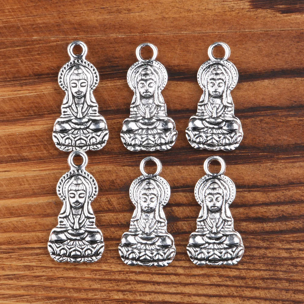 Pure Chinese Style Guanyin Bodhisattva Retro Metal Zinc Alloy Pendant Necklace DIY Necklace Pendant Jewelry Accessories13*26mm
Pure Chinese Style Guanyin Bodhisattva Retro Metal Zinc Alloy Pendant Necklace DIY Necklace Pendant Jewelry Accessories13*26mm