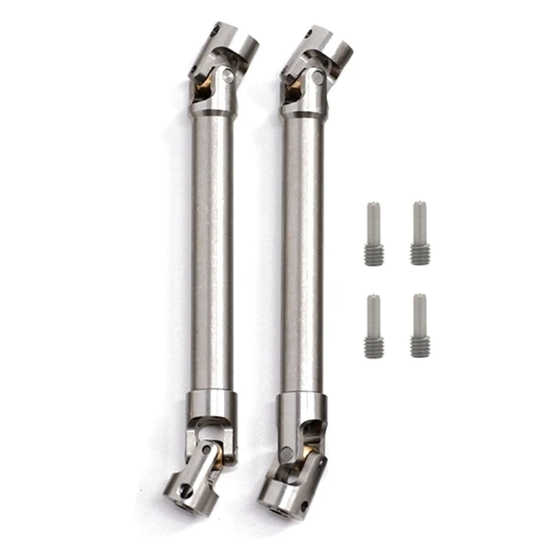 2Pcs Internal Spline Stainless Steel Drive Shaft 112-160mm CVD for 1/10 RC Crawler Car Axial SCX10 Upgrade Parts
2Pcs Internal Spline Stainless Steel Drive Shaft 112-160mm CVD for 1/10 RC Crawler Car Axial SCX10 Upgrade Parts