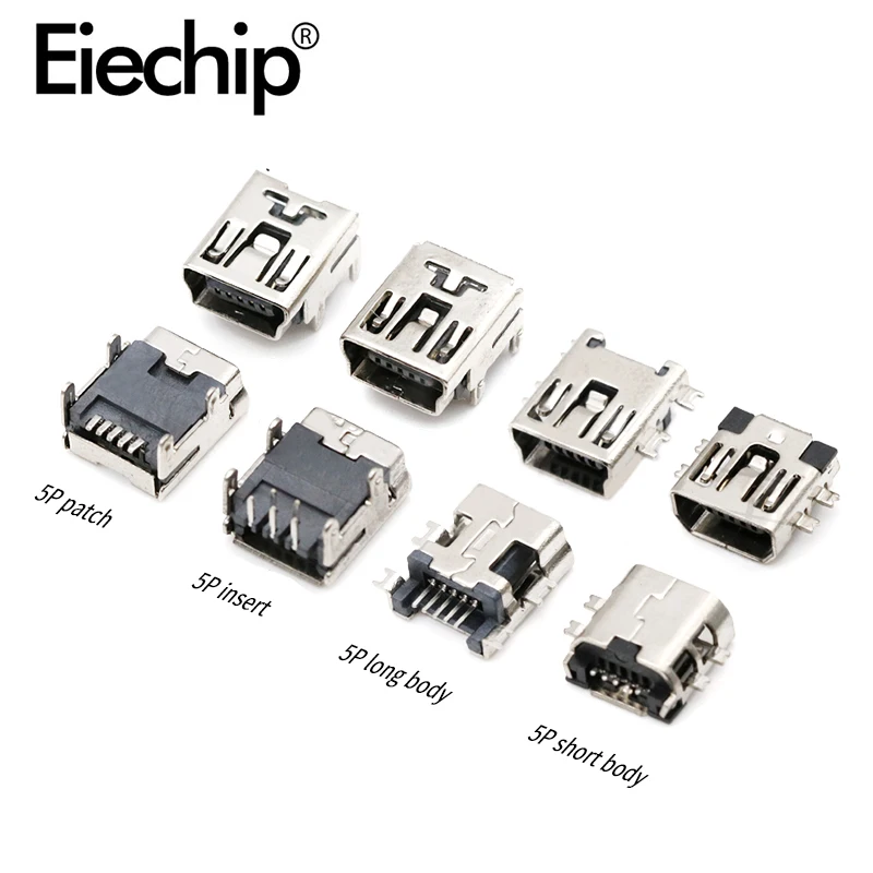 20 шт./лот miniUSB мама/USB MINI5P 4 значения x 5 шт. для arduino nano / USB Удлинительный