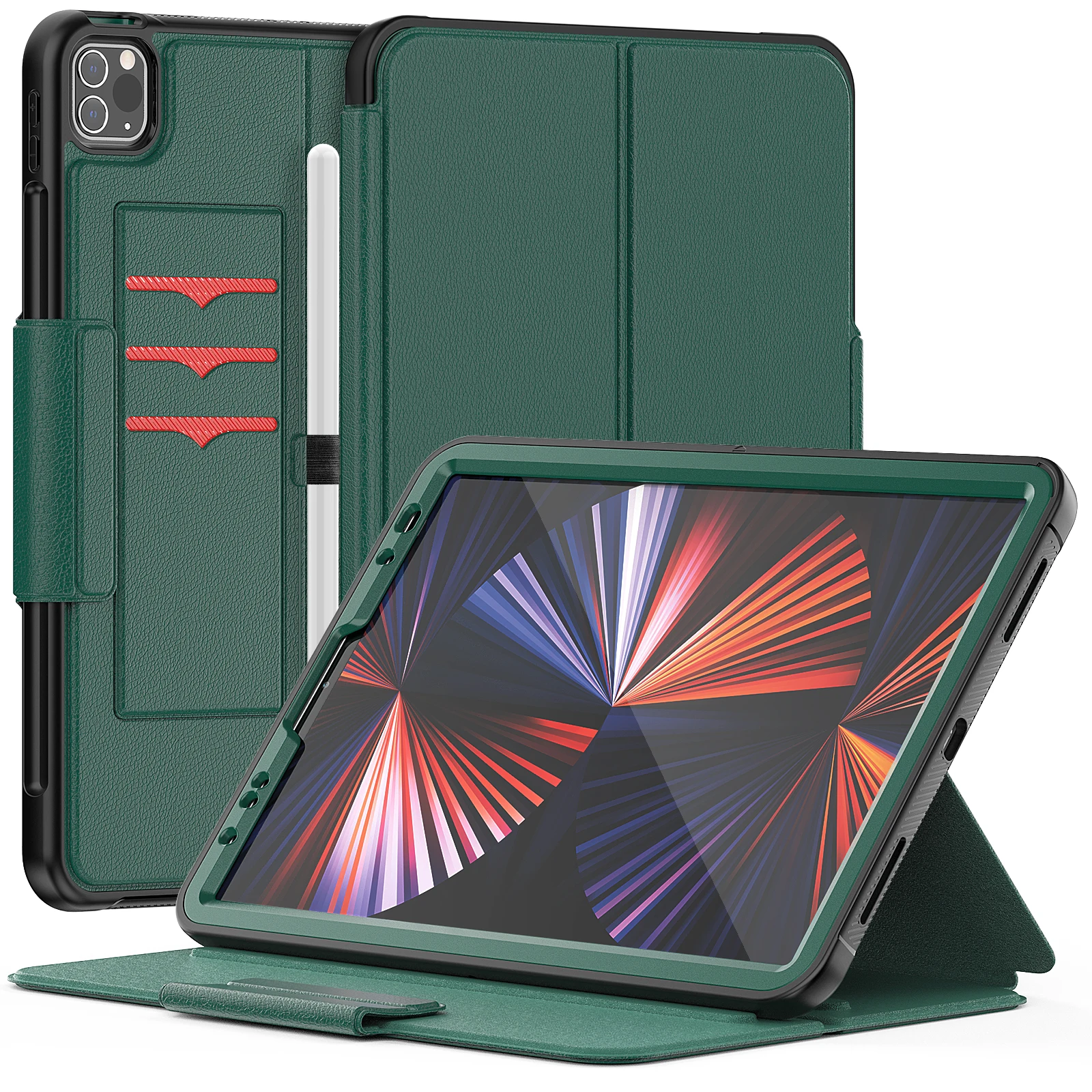 Smart Leather Kickstand Case with Card slot for Apple iPad Air 4 (2020) 10.9 inch A2324 A2072 A2316 Shockproof Protective Cover
Smart Leather Kickstand Case with Card slot for Apple iPad Air 4 (2020) 10.9 inch A2324 A2072 A2316 Shockproof Protective Cover