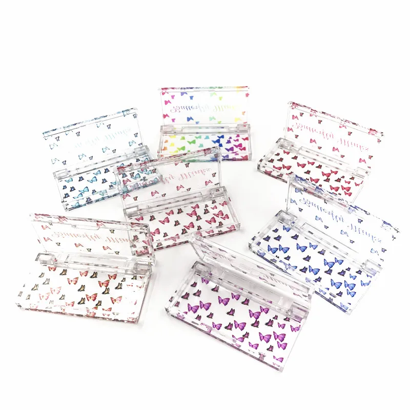 NEW wholesale price eyelash packaging box lash boxes packaging 3D mink lashes butterfly print Acrylic colorful empty box makeup
NEW wholesale price eyelash packaging box lash boxes packaging 3D mink lashes butterfly print Acrylic colorful empty box makeup