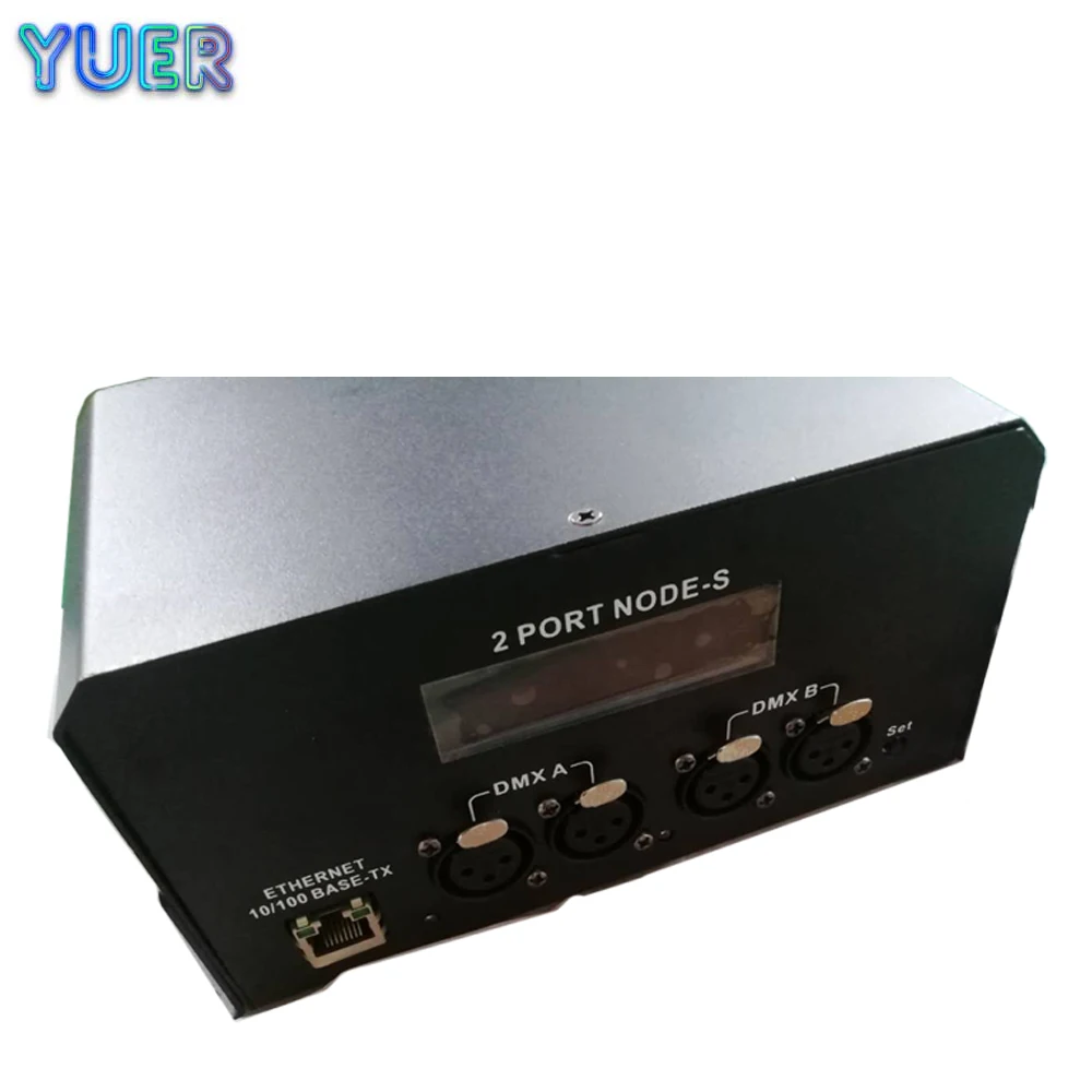 2 Port Node-s onPC 2 DMX512 Outputs LCD Display Combined With Command Wing And Faber Wing Parameter Expansion Art -Net System
2 Port Node-s onPC 2 DMX512 Outputs LCD Display Combined With Command Wing And Faber Wing Parameter Expansion Art -Net System