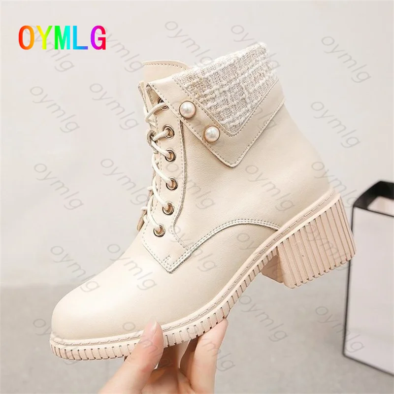 2021 autumn and winter new lace-up Martin boots women's thick-soled thick-heeled short boots British style mid-heel boots shoes
2021 autumn and winter new lace-up Martin boots women's thick-soled thick-heeled short boots British style mid-heel boots shoes