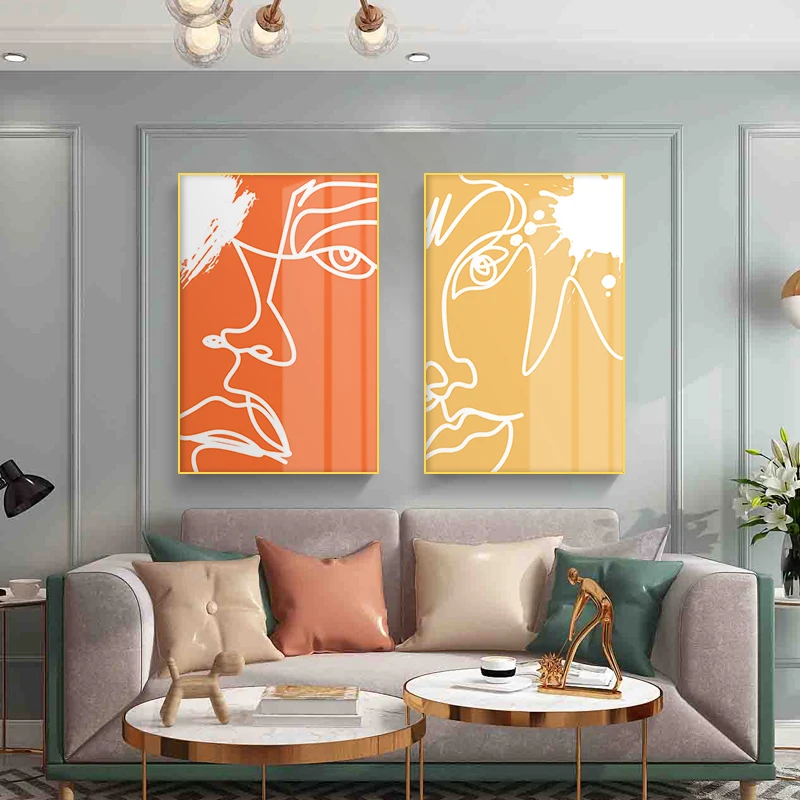 Abstract Canvas Painting Nordic Simple Wall Art Drawing Line Face Nordic Posters and Prints Pictures for Living Room Home Decor
Abstract Canvas Painting Nordic Simple Wall Art Drawing Line Face Nordic Posters and Prints Pictures for Living Room Home Decor