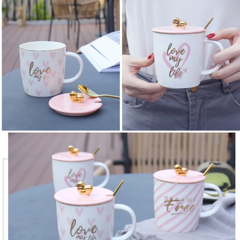 EWAYS Love Theme Milk / Coffee Mugs Cartoon MultiColor Mug Cup Kitchen Tool Gift X-Mas Gift Cute Coffee Mugs and Cups Coffee Cup
EWAYS Love Theme Milk / Coffee Mugs Cartoon MultiColor Mug Cup Kitchen Tool Gift X-Mas Gift Cute Coffee Mugs and Cups Coffee Cup