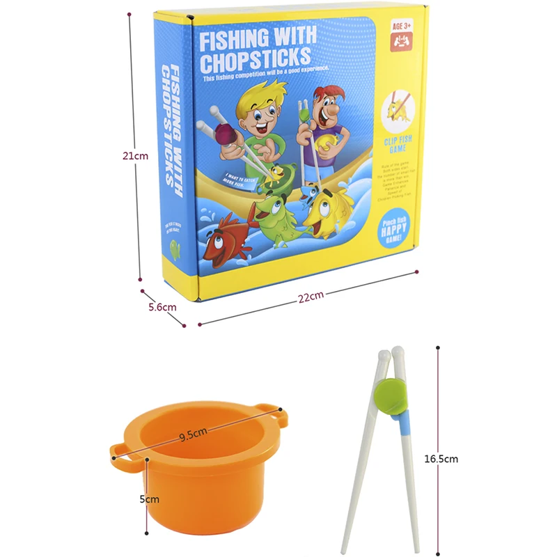 Children's fishing with chopsticks game hand-eye coordination training montessori color cognition classification educational toy
Children's fishing with chopsticks game hand-eye coordination training montessori color cognition classification educational toy
