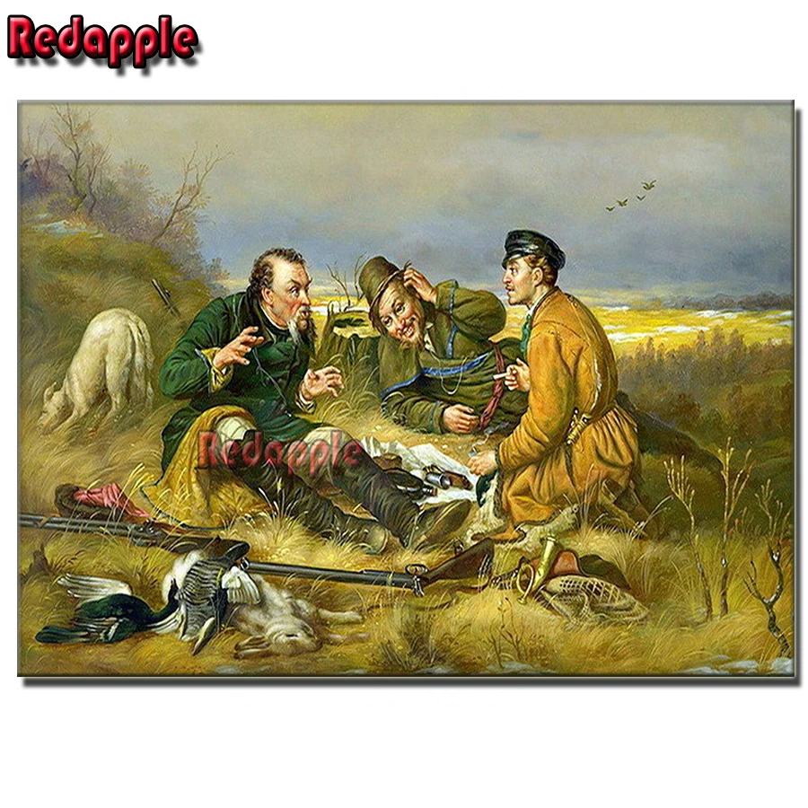 Hunters Hunting landscape 5D DIY Diamond Painting Classical European painting Cross Stitch Full drill Diamond mosaic embroidery
Hunters Hunting landscape 5D DIY Diamond Painting Classical European painting Cross Stitch Full drill Diamond mosaic embroidery