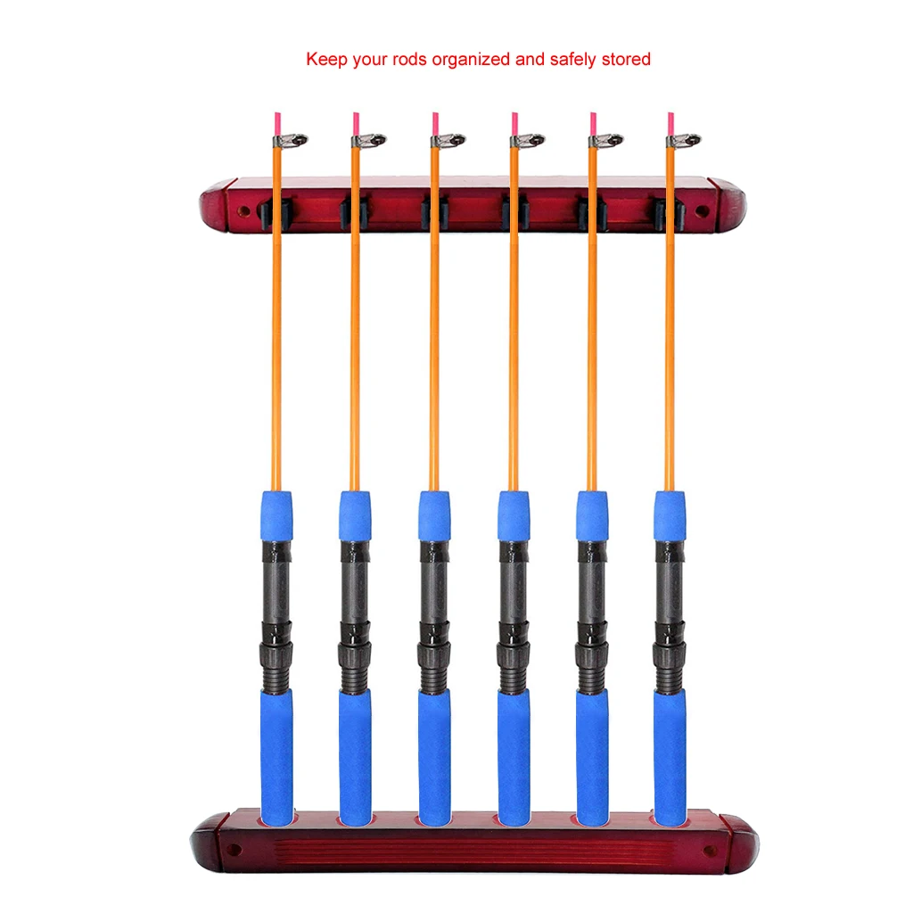 Wooden 6 Rods Rack Fishing Pole Holder Rod Holders Display Racks Fixing Rack Wall Mounted Rod Collection Rack Storage Combos
Wooden 6 Rods Rack Fishing Pole Holder Rod Holders Display Racks Fixing Rack Wall Mounted Rod Collection Rack Storage Combos
