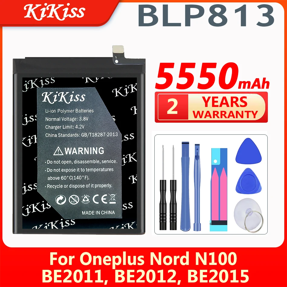 Сменный аккумулятор KiKiss BLP813 на 5550 мАч для One Plus Oneplus Nord N100 BE2011, BE2012, BE2015
Сменный аккумулятор KiKiss BLP813 на 5550 мАч для One Plus Oneplus Nord N100 BE2011, BE2012, BE2015
