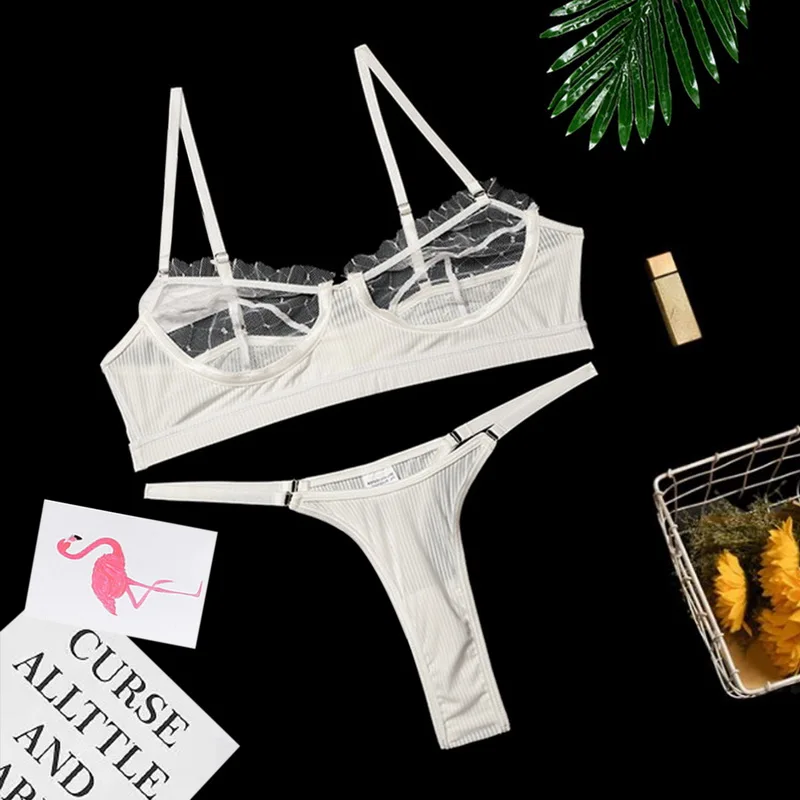 2021 New Ruffle Lace Lingerie Set Sexy Women's Underwear Transparent Bra Party Sets Lace Black Lingerie Bra Set Underwear Set
2021 New Ruffle Lace Lingerie Set Sexy Women's Underwear Transparent Bra Party Sets Lace Black Lingerie Bra Set Underwear Set