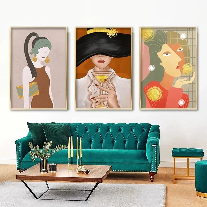 Canvas Modern Woman Picture Home Decoration Paintings Wall Art Print Modular Nordic Style Poster NO Framework For Living Room
Canvas Modern Woman Picture Home Decoration Paintings Wall Art Print Modular Nordic Style Poster NO Framework For Living Room