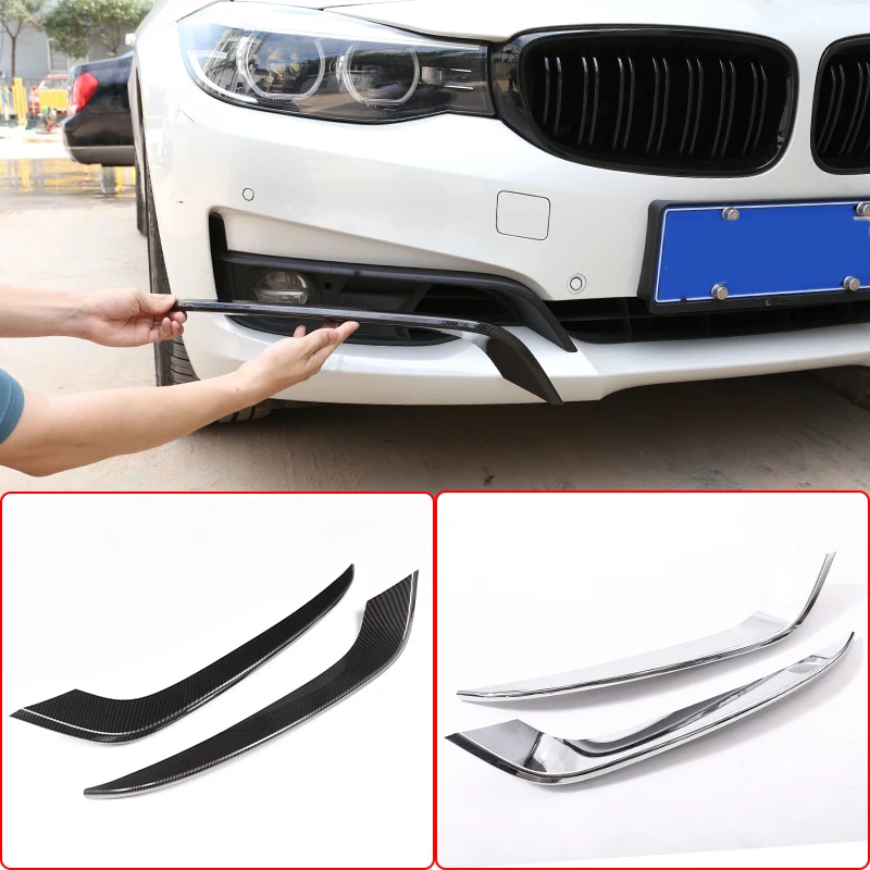 2pcs Car Styling Carbon Fiber Style Auto Front Fog lights Lamp Strips Trim Cover Stickers For BMW 3 Series GT Gran Turismo F34 
2pcs Car Styling Carbon Fiber Style Auto Front Fog lights Lamp Strips Trim Cover Stickers For BMW 3 Series GT Gran Turismo F34