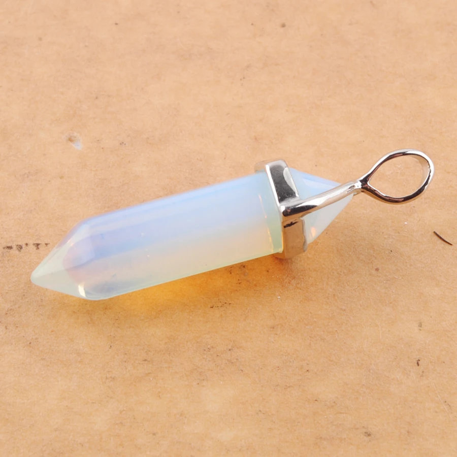 WOJIAER Natural Stone Opalite Hexagonal Pointed Pendants for diy Jewelry making Necklaces PN3031
WOJIAER Natural Stone Opalite Hexagonal Pointed Pendants for diy Jewelry making Necklaces PN3031