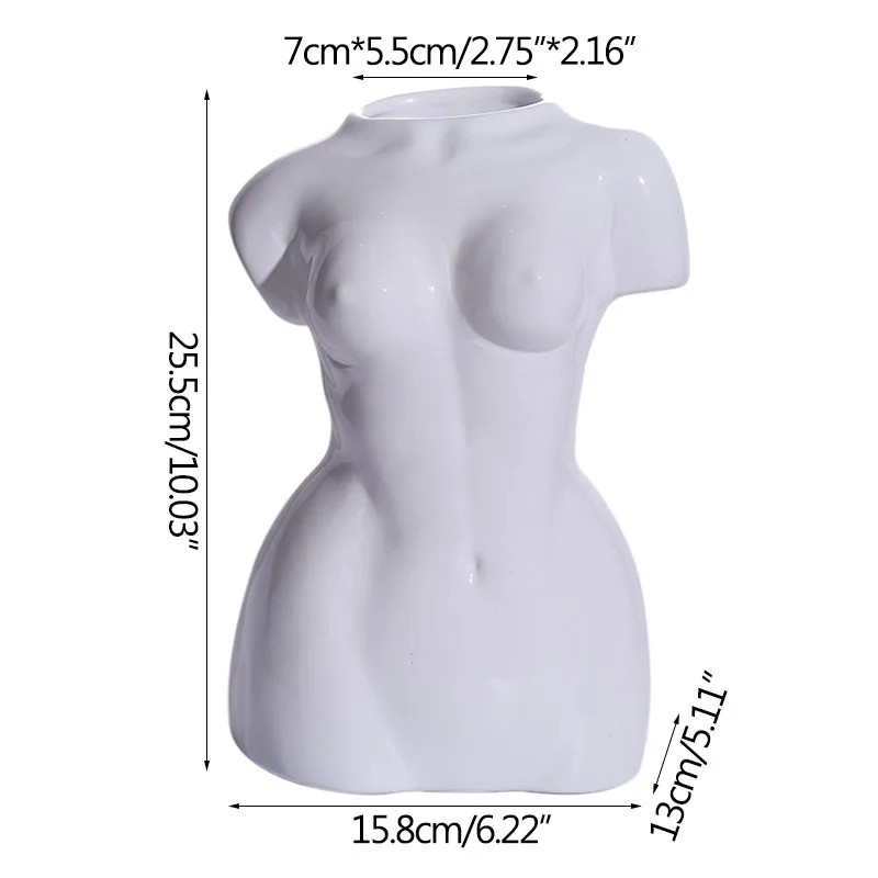 Strongwell Lady Figure Sculpture Home Decoration Flower Pots Ceramic Vase Flower Arrangement Store Decoration Furnishings Gifts
Strongwell Lady Figure Sculpture Home Decoration Flower Pots Ceramic Vase Flower Arrangement Store Decoration Furnishings Gifts