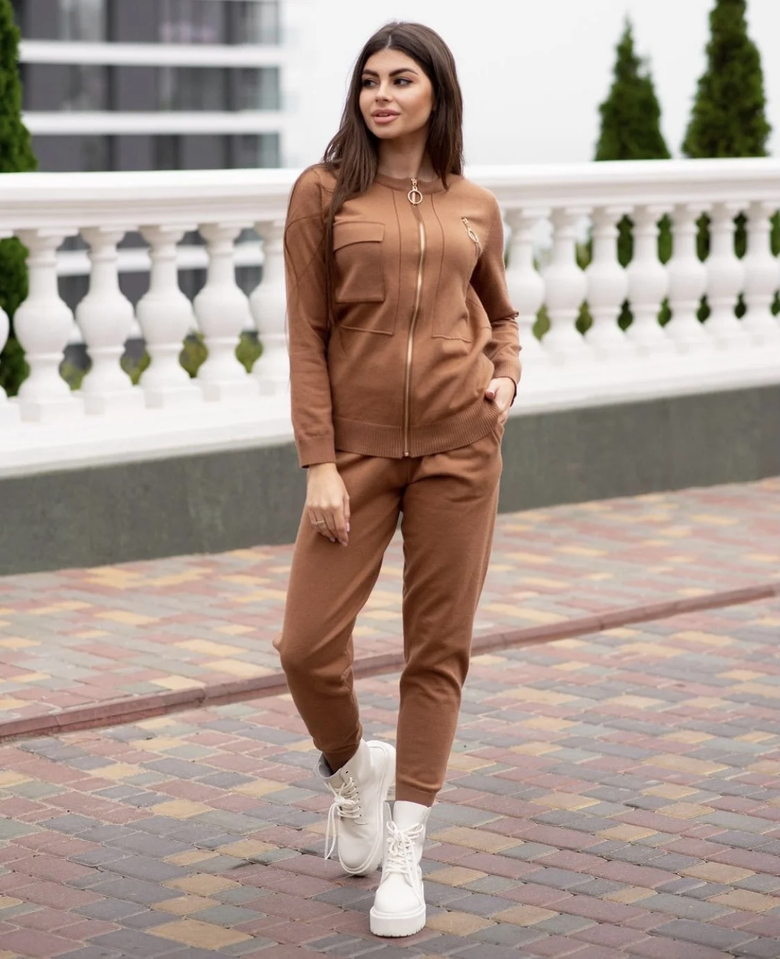 Sweater Suit And Set Women Tracksuit With Zipper Top Fleece Pants 2021 Spring Two Piece Long Sleeve O Neck
Sweater Suit And Set Women Tracksuit With Zipper Top Fleece Pants 2021 Spring Two Piece Long Sleeve O Neck