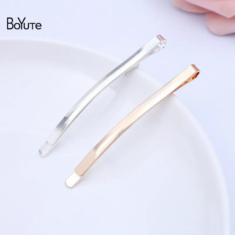BoYuTe (50 Pieces/Lot) 3.5*60MM Iron Metal Hairpin Side Clip Diy Hair Accessories Handmade Materials Wholesale
BoYuTe (50 Pieces/Lot) 3.5*60MM Iron Metal Hairpin Side Clip Diy Hair Accessories Handmade Materials Wholesale