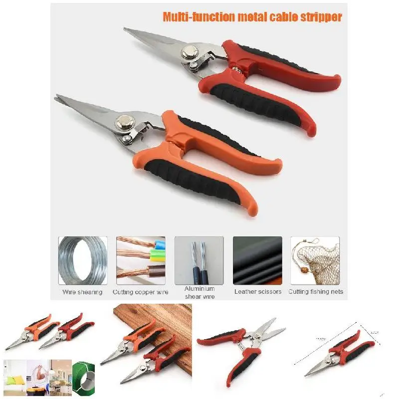 Multifunction Metal Scissors Cable Stripping Shears Stainless Steel Electrician Tool xqmg Hand Tool Sets Tools 2021 New Hot
Multifunction Metal Scissors Cable Stripping Shears Stainless Steel Electrician Tool xqmg Hand Tool Sets Tools 2021 New Hot