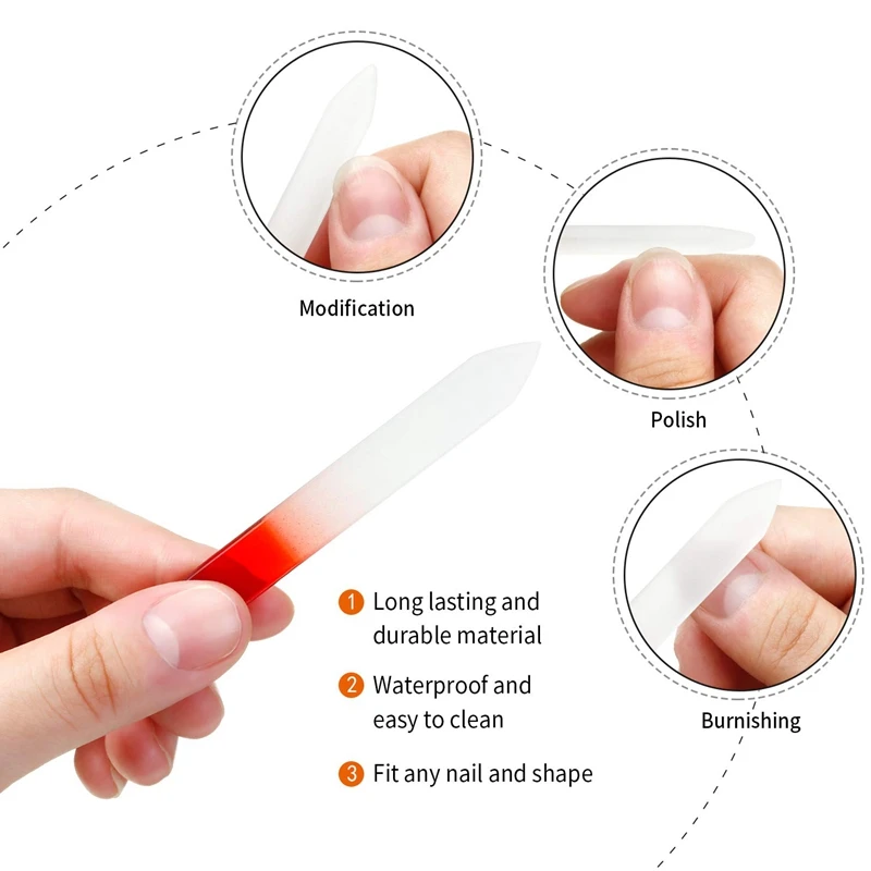 24 Pcs Nail Files Glass Nail Files Fingernail File Nail Care Manicure Tools Set, Gradient Rainbow Color Buffer Manicure Tools
24 Pcs Nail Files Glass Nail Files Fingernail File Nail Care Manicure Tools Set, Gradient Rainbow Color Buffer Manicure Tools