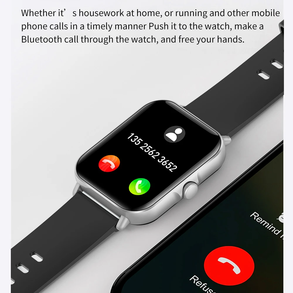 Новинка 2022 мужские умные часы с цветным экраном полностью сенсорные Bluetooth