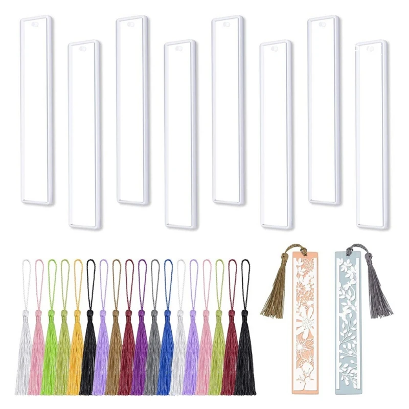 G5AA 36Pcs Bookmark Resin Silicone Mould Set Transparent Resin Mold Silicone Kit
G5AA 36Pcs Bookmark Resin Silicone Mould Set Transparent Resin Mold Silicone Kit