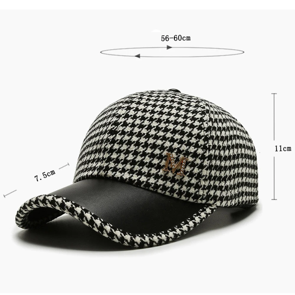 FS Black Brown Houndstooth Baseball Cap For Men Women Summer Autumn Retro British Style Plaid Trucker Caps Gorras Para Hombre
FS Black Brown Houndstooth Baseball Cap For Men Women Summer Autumn Retro British Style Plaid Trucker Caps Gorras Para Hombre