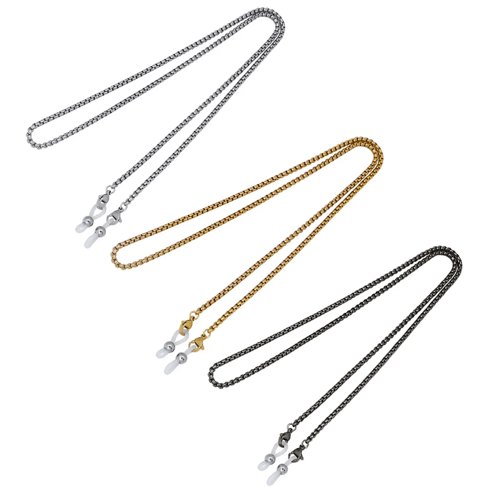 LuReen Men Stainless Steel Glasses Chain Silver Gold Sunglasses Straps Women Face Mask Lanyard Necklace Cords Jewelry Gift
LuReen Men Stainless Steel Glasses Chain Silver Gold Sunglasses Straps Women Face Mask Lanyard Necklace Cords Jewelry Gift