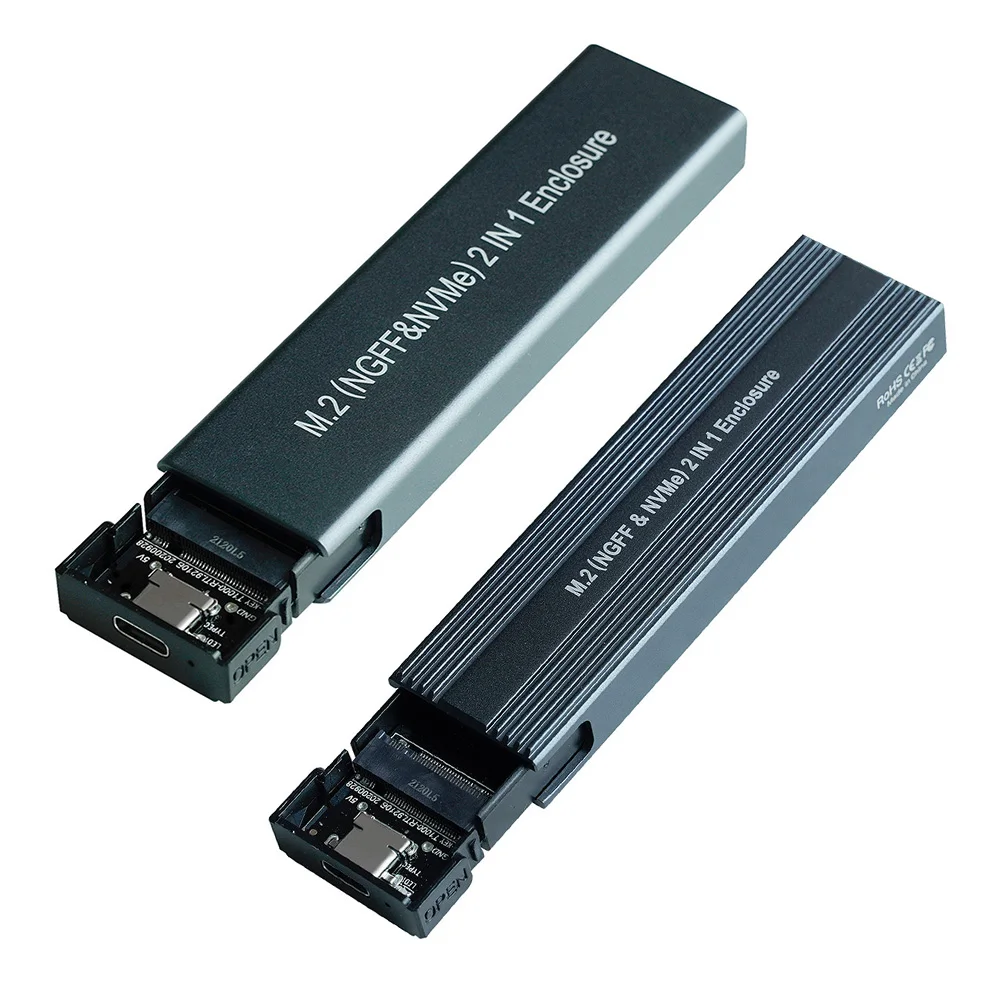 SSD M.2 NVME to USB3.1 Adapter Dual Protocol M.2 NVME PCIe NGFF SATA M2 SSD Case HD Externo 2230 2242 2260 2280 M.2 SSD RTL9210B
SSD M.2 NVME to USB3.1 Adapter Dual Protocol M.2 NVME PCIe NGFF SATA M2 SSD Case HD Externo 2230 2242 2260 2280 M.2 SSD RTL9210B
