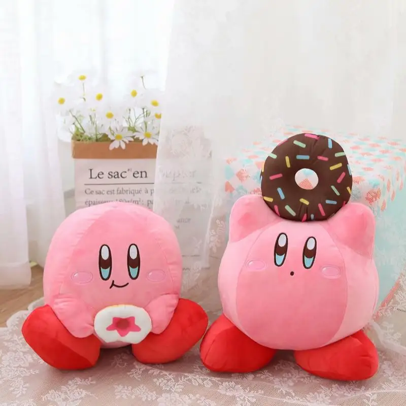 Kawaii creative donut type Kirby plush pillow Cartoon soft doll room decoration most popular childrens gift
Kawaii creative donut type Kirby plush pillow Cartoon soft doll room decoration most popular childrens gift