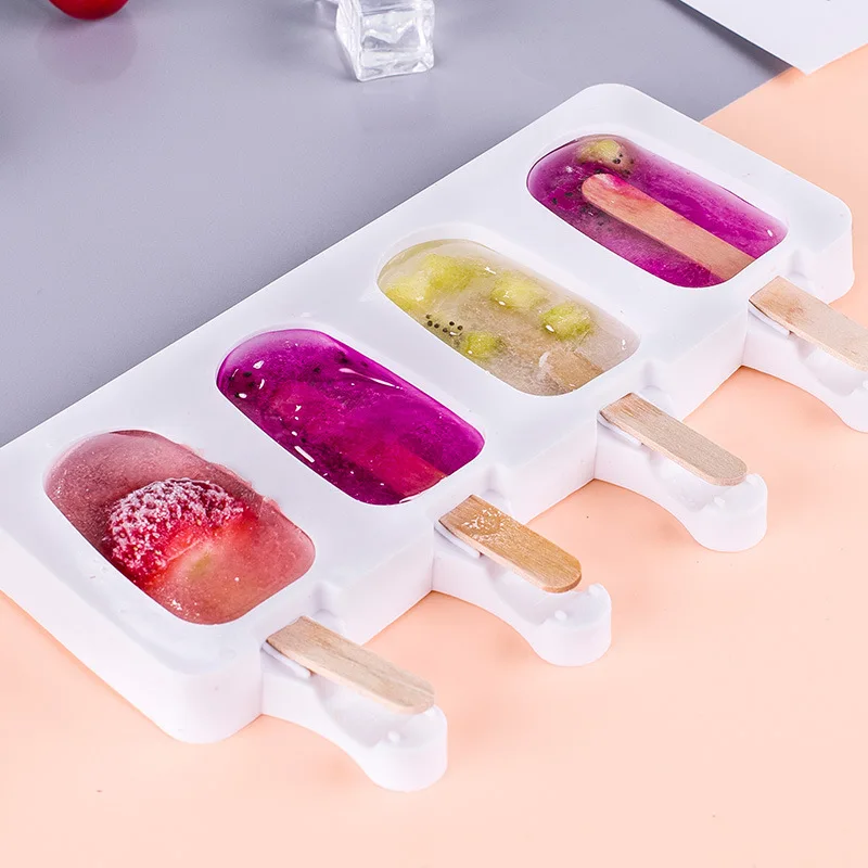 Oval Silicone Mould Ice Cream Mold DIY Homemade Popsicle Molds Freezer Juice Tray Popsicle Barrel Maker NEW Kitchen Mould Tools
Oval Silicone Mould Ice Cream Mold DIY Homemade Popsicle Molds Freezer Juice Tray Popsicle Barrel Maker NEW Kitchen Mould Tools