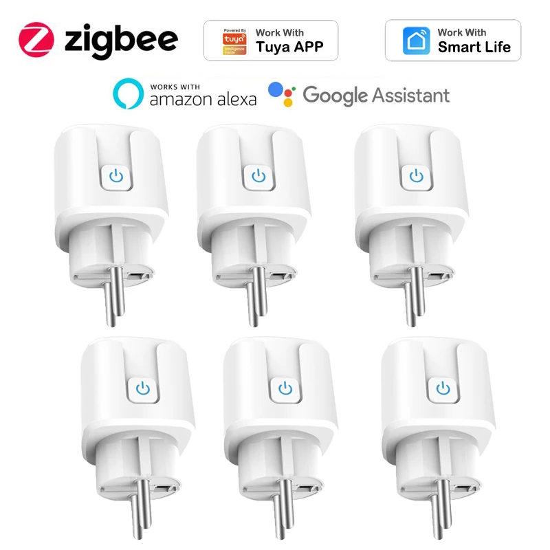 1-8PCS Zigbee 3.0 Smart EU Socket Plug for Tuya Smart Life Remote Control Power Monitor Automation Work With Alexa Google Home
1-8PCS Zigbee 3.0 Smart EU Socket Plug for Tuya Smart Life Remote Control Power Monitor Automation Work With Alexa Google Home