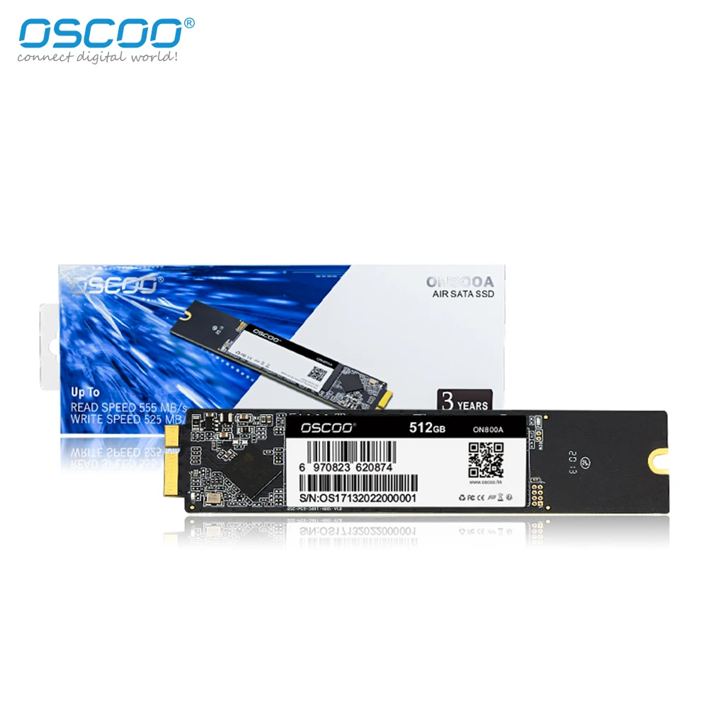 Жесткий диск OSCOO SSD для 2010 2011 Apple Macbook Air A1370 A1369 дешевый твердотельный накопитель MAC