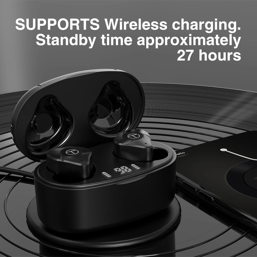TRN T300 TWS 2BA+1DD Bluetooth Earphone Aptx/AAC/SBC Apt-x Bluetooth 5.2 Earbuds QCC3046 TRN VV V90S V90 BA5 BA8 T20PRO KZ S1 S2
TRN T300 TWS 2BA+1DD Bluetooth Earphone Aptx/AAC/SBC Apt-x Bluetooth 5.2 Earbuds QCC3046 TRN VV V90S V90 BA5 BA8 T20PRO KZ S1 S2
