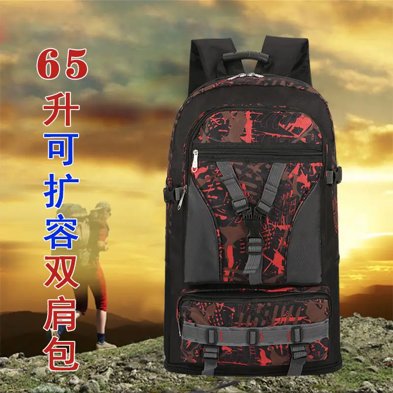 New Men's Backpack Outdoor Travel Mountaineering Canvas Large Capacity 65 Liters Waterproof Luggage Bag Women's Backpack
New Men's Backpack Outdoor Travel Mountaineering Canvas Large Capacity 65 Liters Waterproof Luggage Bag Women's Backpack