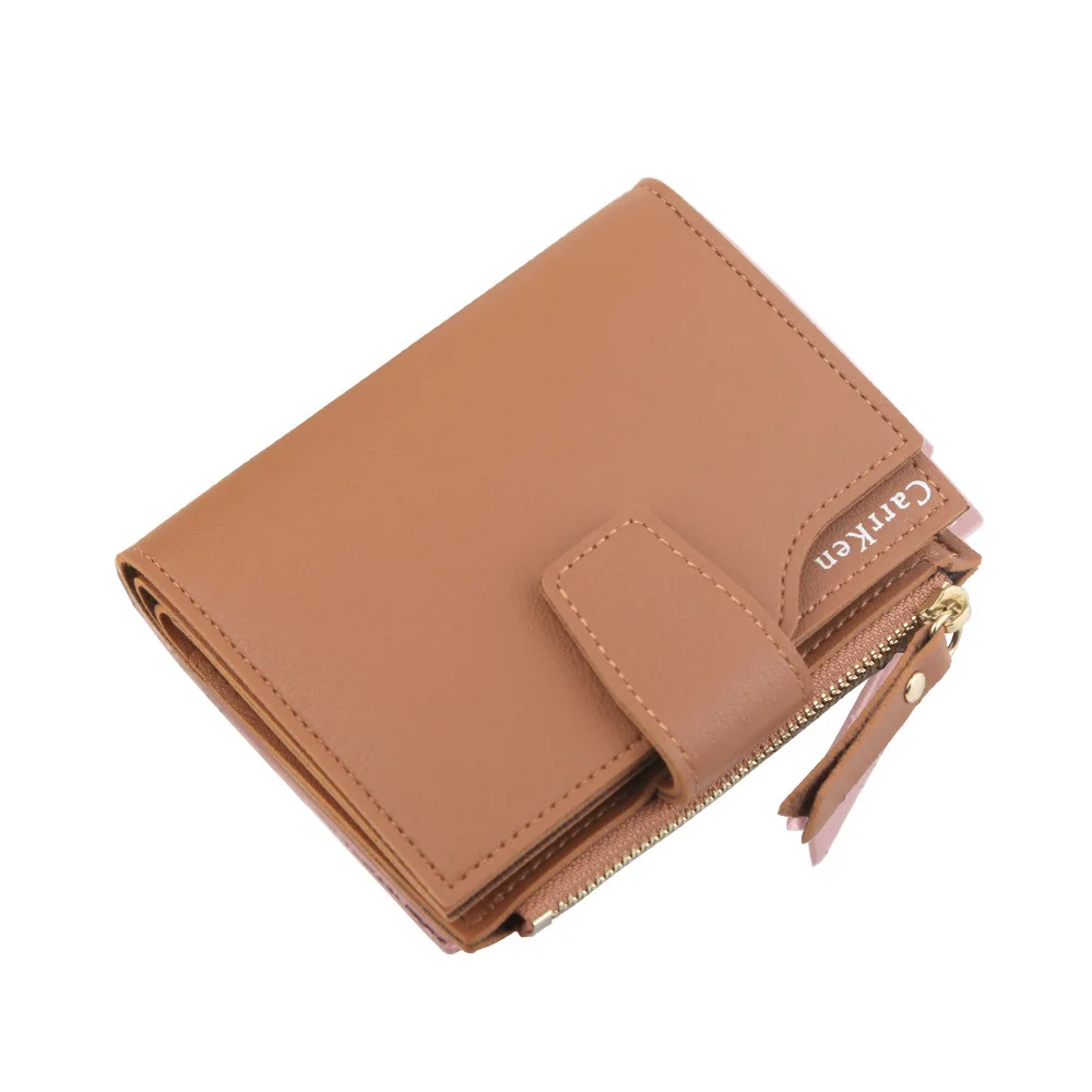 New ladies wallet fashion vertical zipper card holder multifunctional short buckle three-fold student multifunctional coin purse
New ladies wallet fashion vertical zipper card holder multifunctional short buckle three-fold student multifunctional coin purse