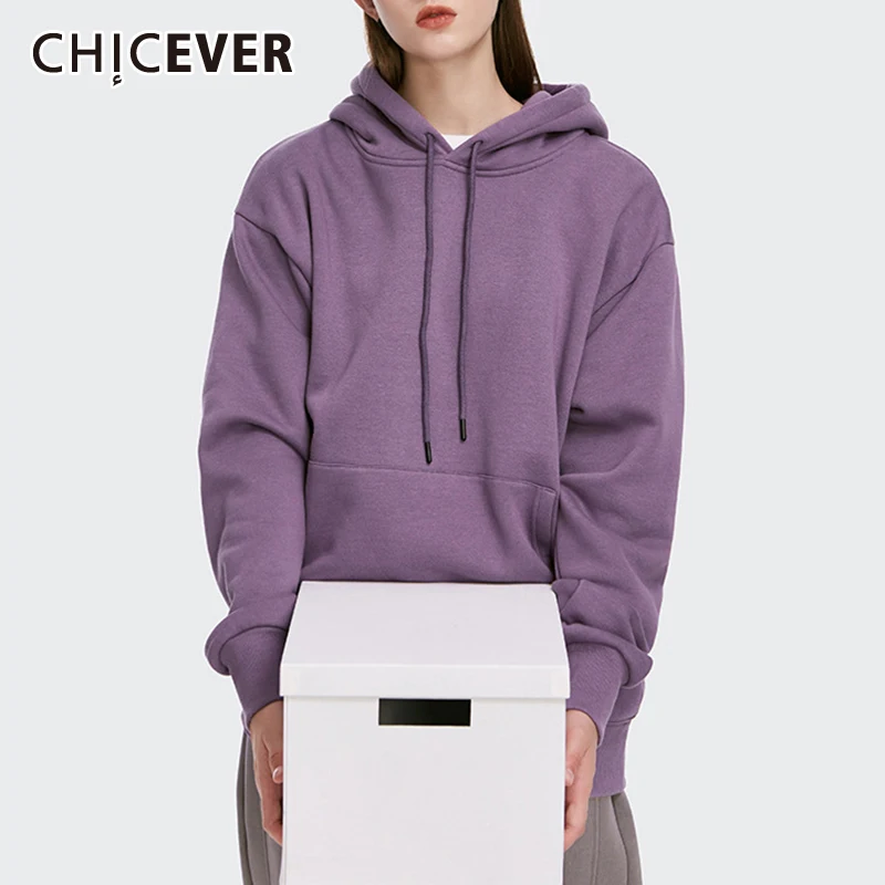 CHICEVER осенний свитер для женщин с капюшоном и воротником с длинным рукавом, Свободные повседневные пуловеры, толстые свитера для женщин, 2020, ...
CHICEVER осенний свитер для женщин с капюшоном и воротником с длинным рукавом, Свободные повседневные пуловеры, толстые свитера для женщин, 2020, ...