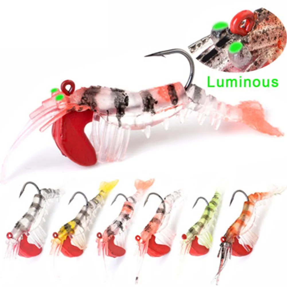 7/10cm Artificial Soft Shrimp Bait Luminous Eyes Prawn Fishing Lures Hook Baits Silicone+Stainless Steel Fishing Lure Tackle
7/10cm Artificial Soft Shrimp Bait Luminous Eyes Prawn Fishing Lures Hook Baits Silicone+Stainless Steel Fishing Lure Tackle